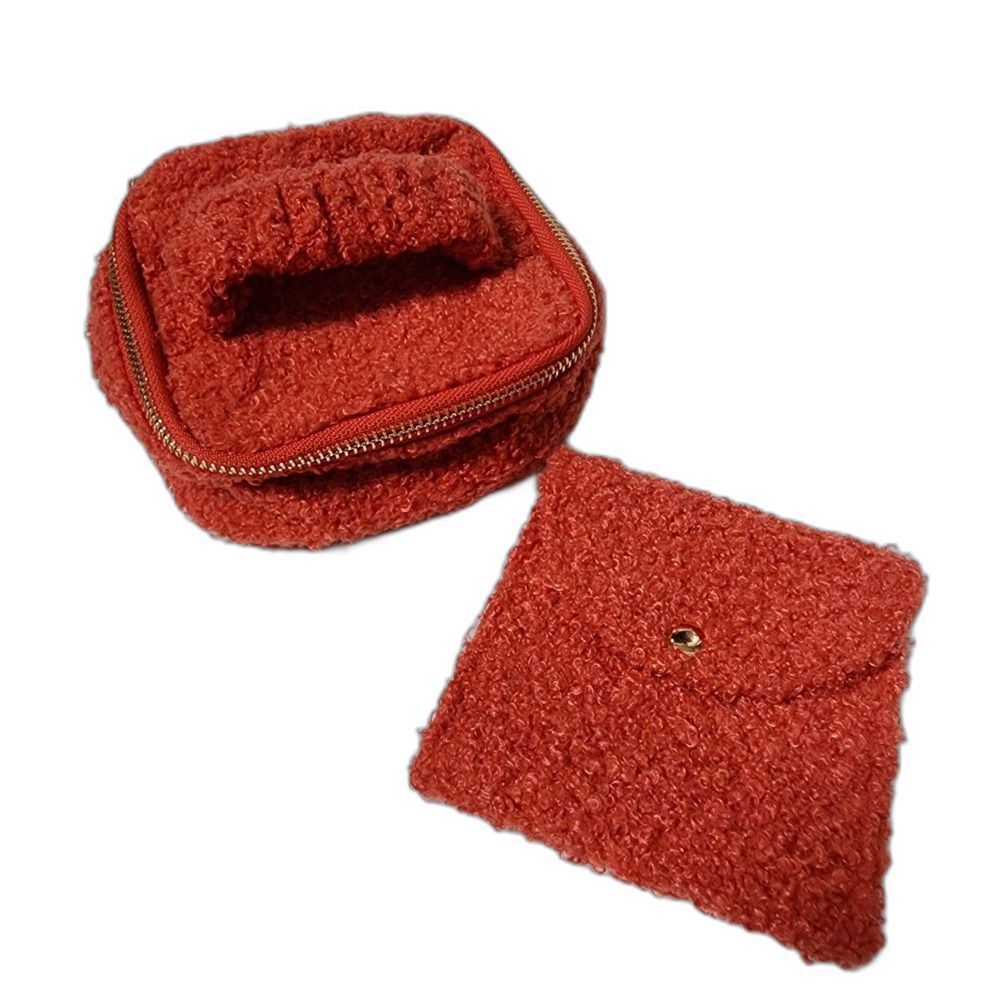 Orange Cube Zippered Travel Jewelry Organizer - A New Day